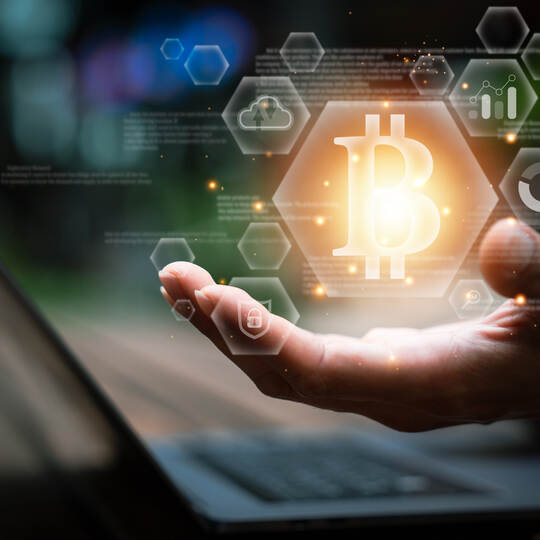 bitcoin crypto currency block chain, future business,Day trader buying selling currency and trading on the cryptocurrency exchan