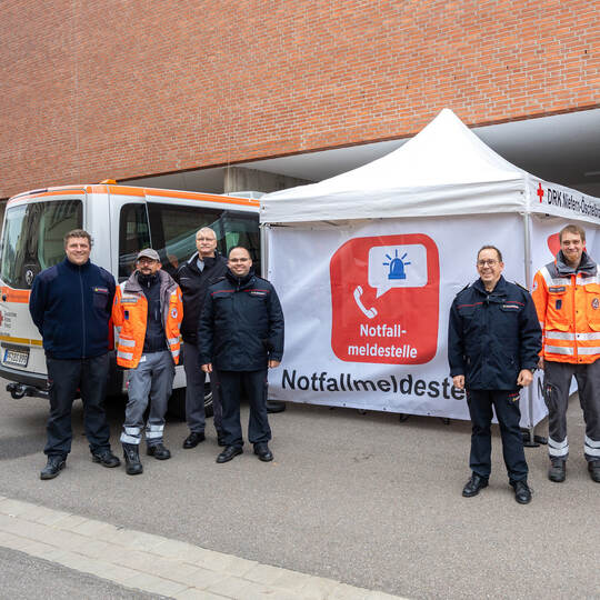 Notfallmeldestelle Übung Nordstadtschule