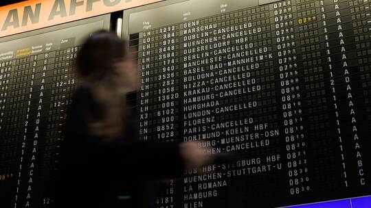 Streik der Lufthansa-Crews - Frankfurt Streik der Lufthansa-Crews - Frankfurt