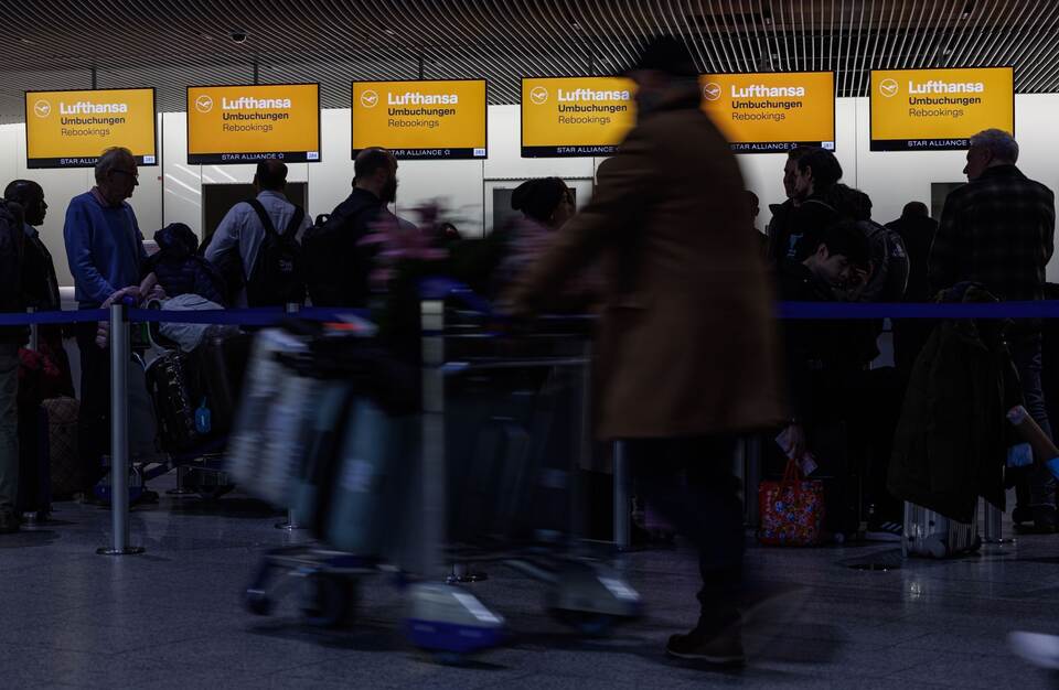 Streik der Lufthansa-Crews - Frankfurt Streik der Lufthansa-Crews - Frankfurt