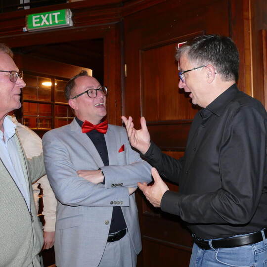 Wollen den Pforzheimern Laune machen: Günter Ihlenfeld, Christian Gaier und Oliver Reitz (von links). Silke Fux